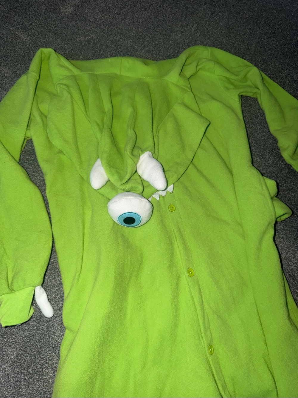 Green Monster One-Piece Pajama / Costume
